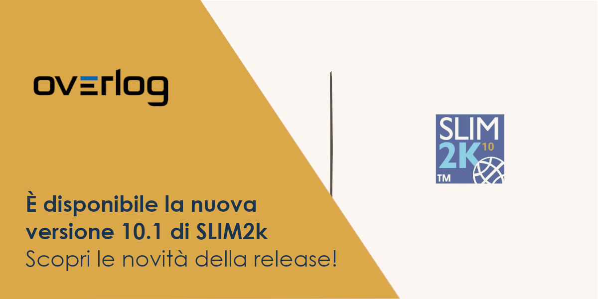 è disponibile la nuova versione 10.1 di SLIM2k